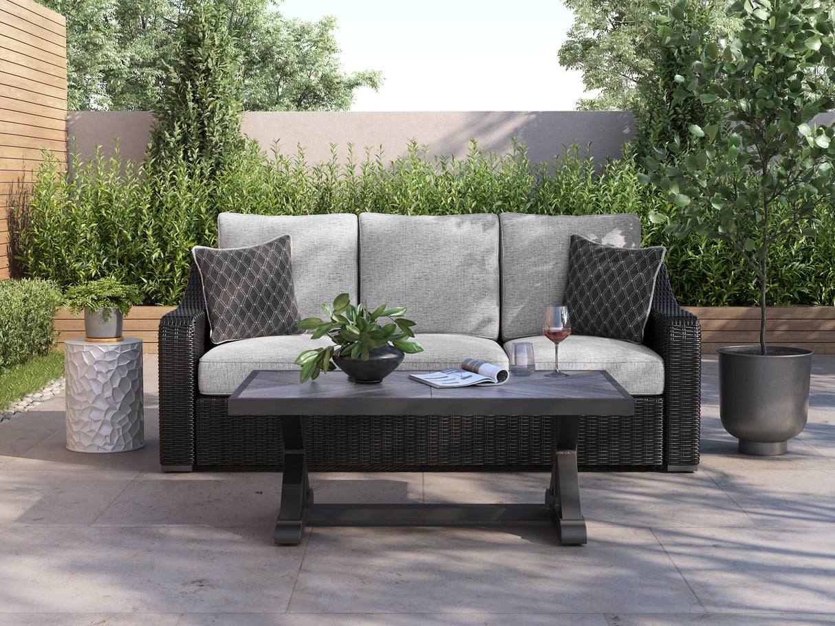 Beachcroft Outdoor Sofa with Cushion - Pull Up A Couch