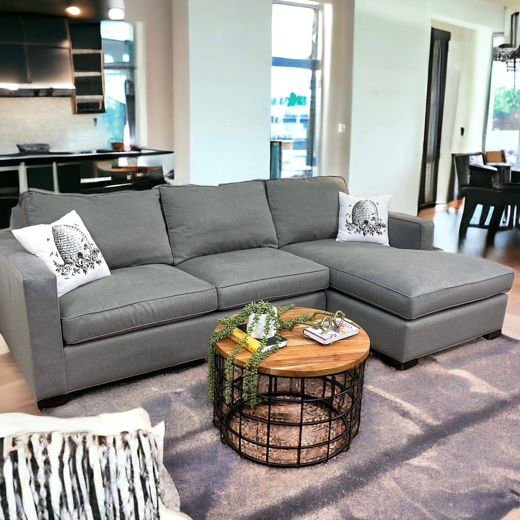 Room & Board 2pc Morrison Sectional w/Chaise