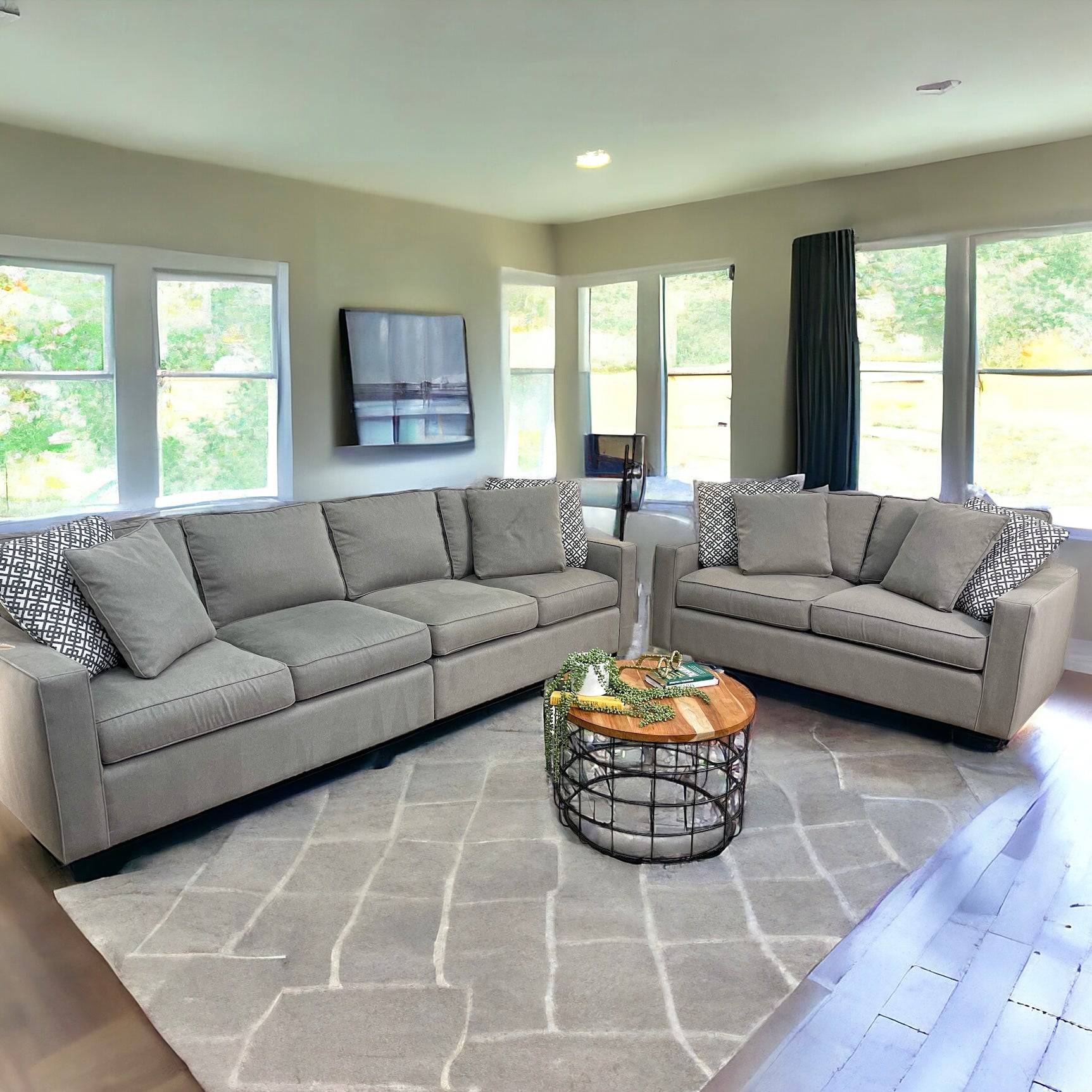 Room & Board York 4 Seat Modular Couch + Sofa Set