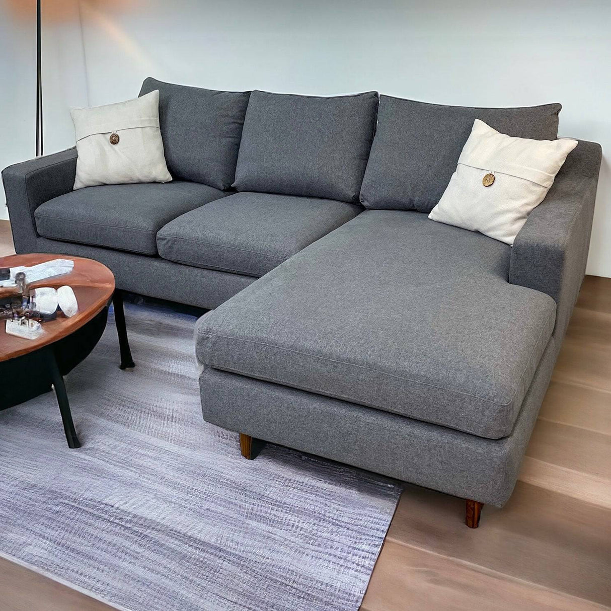 Interior Define Sloan 2pc Sectional with Chaise - Pull Up A Couch