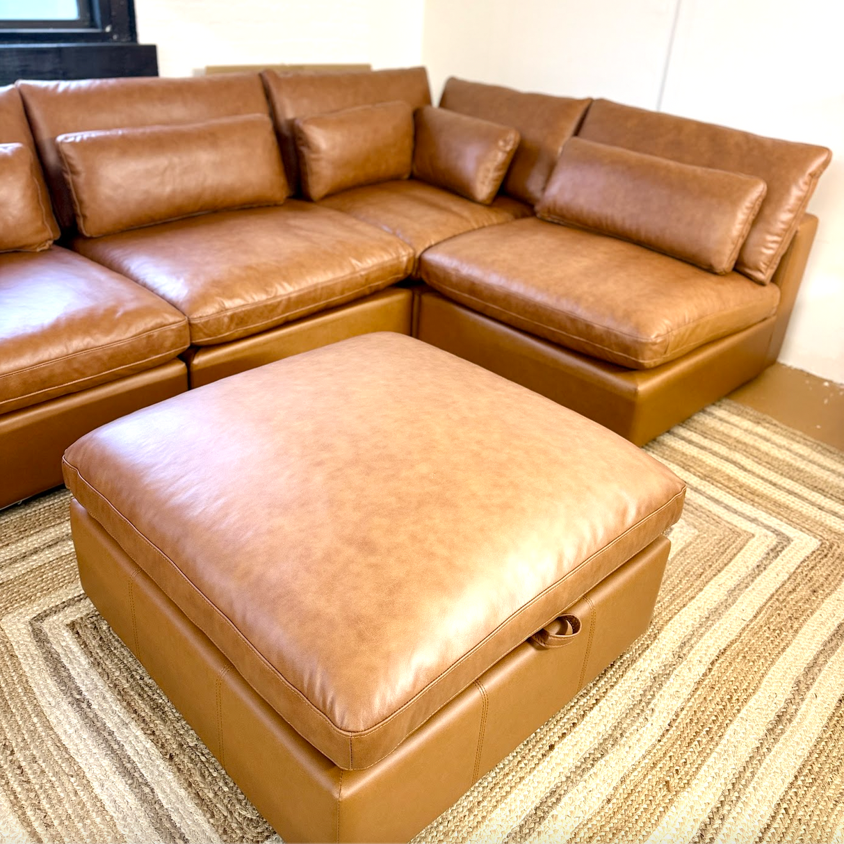 Serenity Reserve Sectional w/ Storage Ottoman - Pull Up A Couch