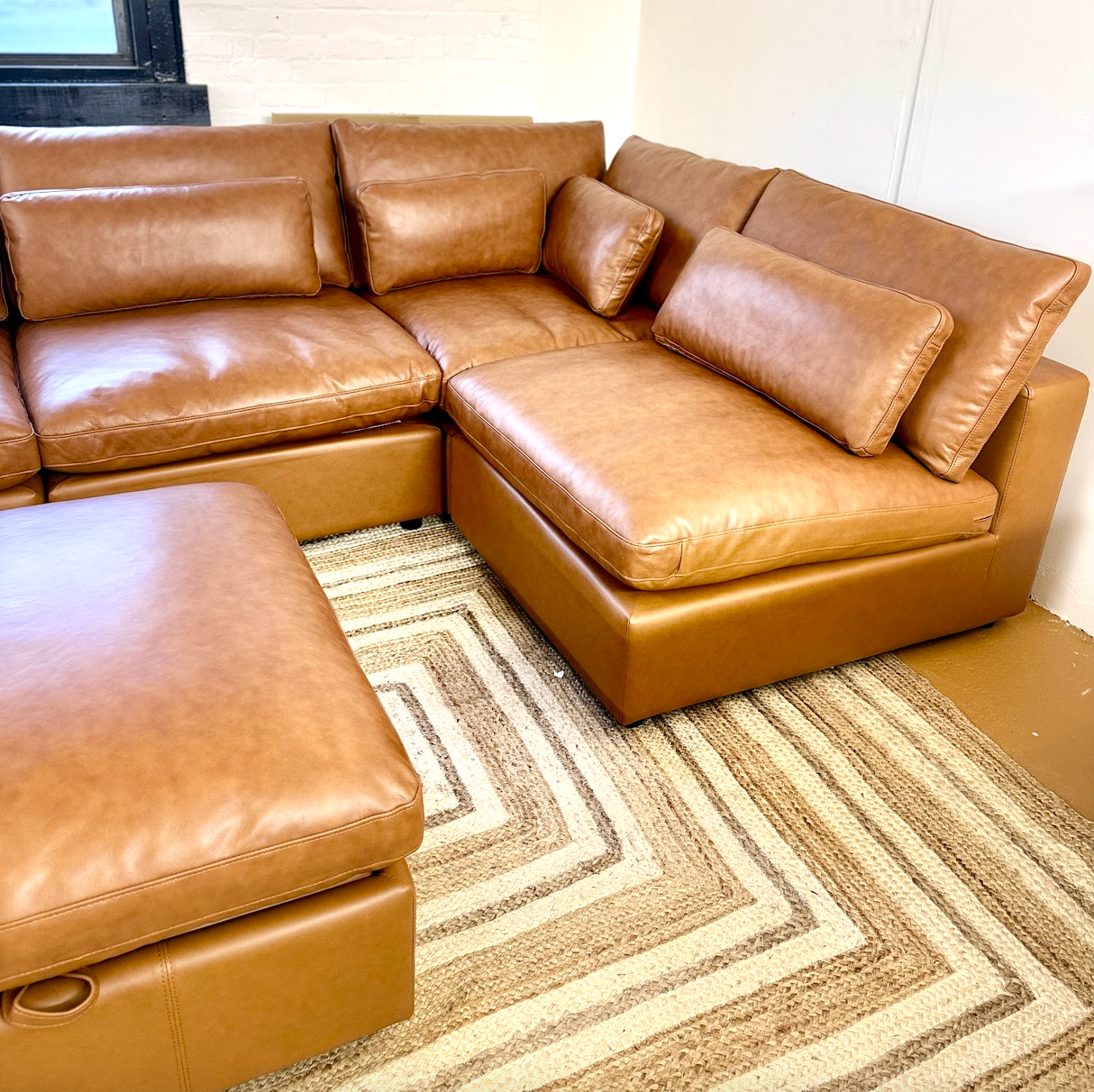 Serenity Reserve Sectional w/ Storage Ottoman - Pull Up A Couch
