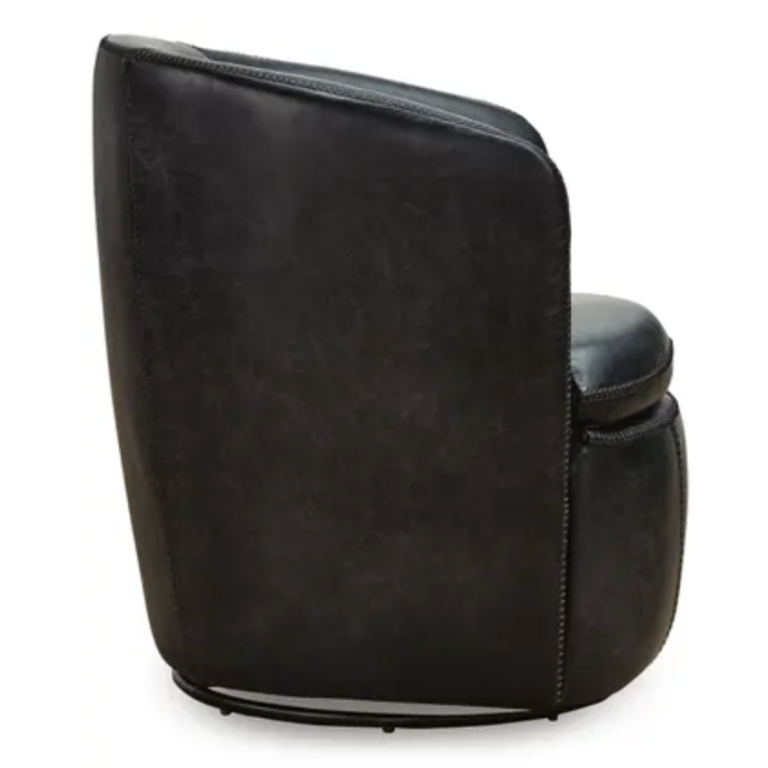Preston Leather Swivel Chair - Pull Up A Couch