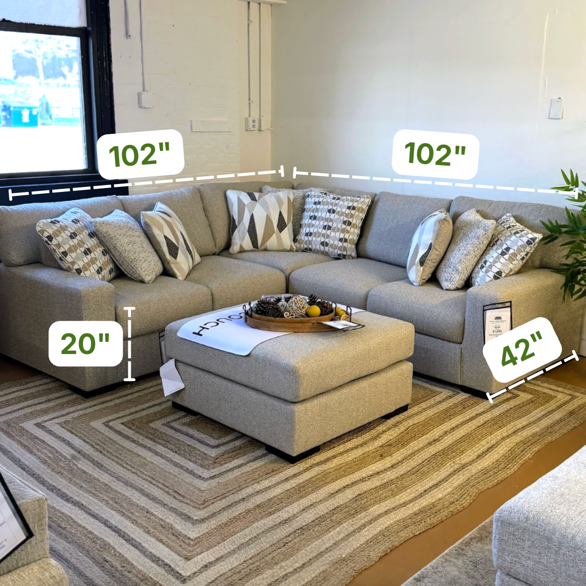 Silverwood Corner Sectional (3pc) - Pull Up A Couch