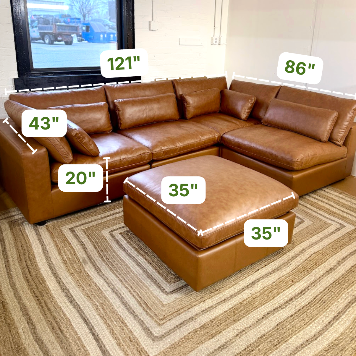 Serenity Reserve Sectional w/ Storage Ottoman - Pull Up A Couch