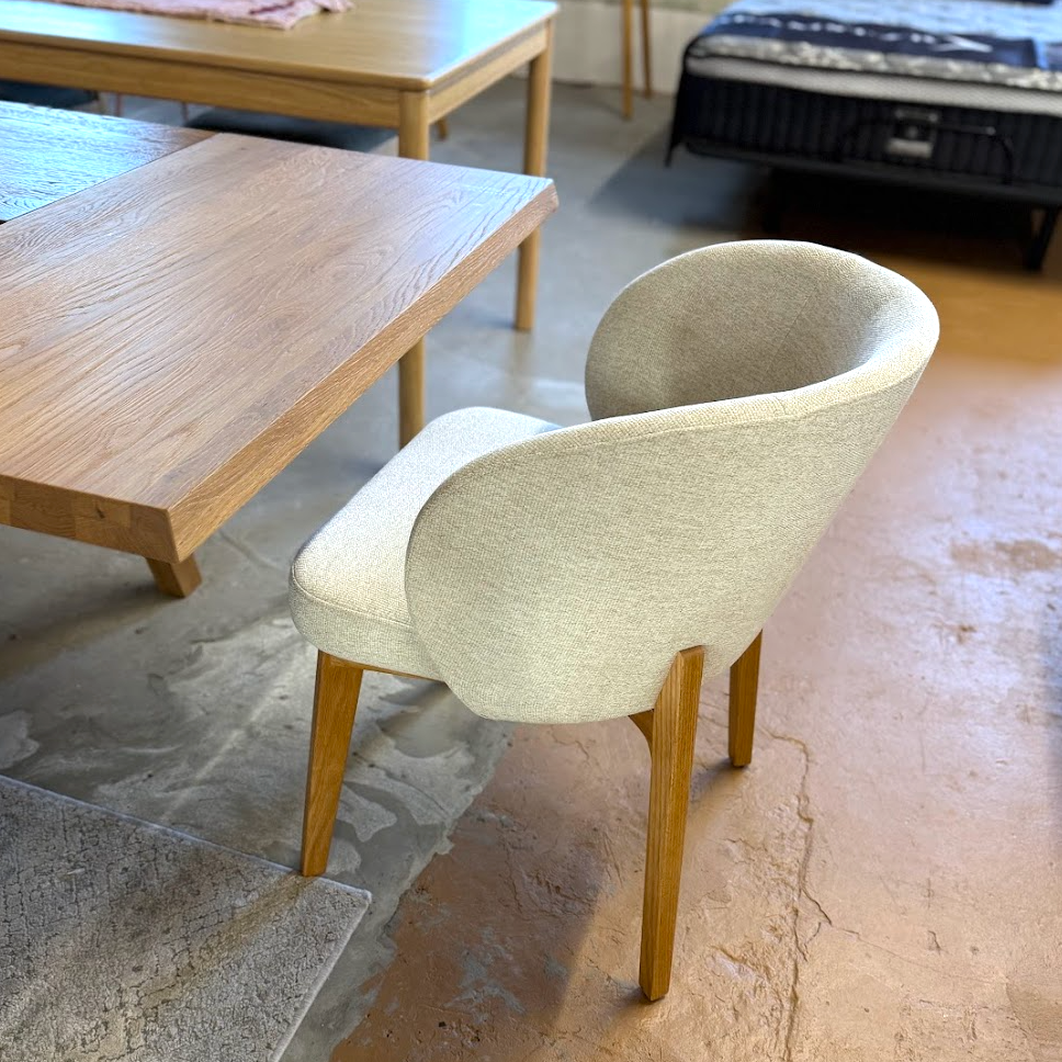 23" Dining Armchair (Camellia Ivory) - Pull Up A Couch