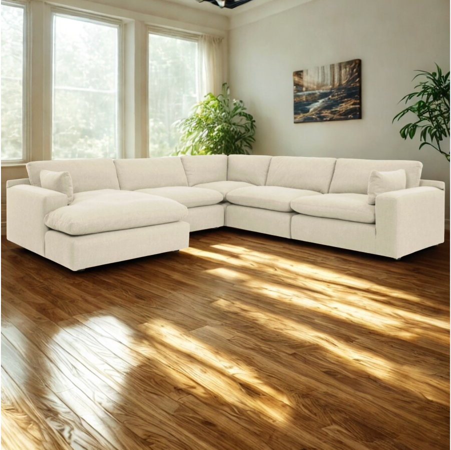 Atlas Cloud Corner Sectional w/Chaise - Pull Up A Couch