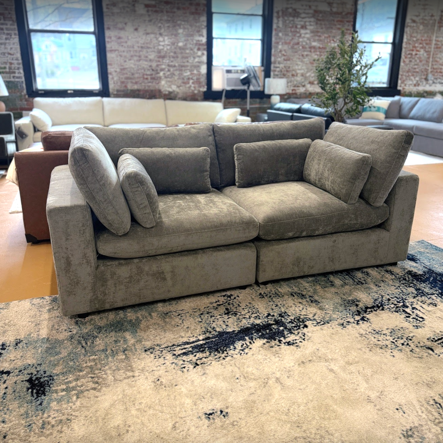 Serenity Cloud 2pc Sectional Sofa