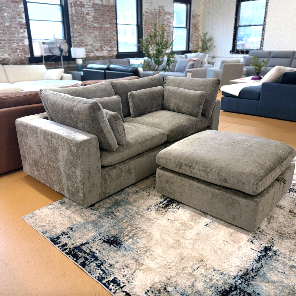 Serenity Cloud 2pc Sectional Sofa - Pull Up A Couch