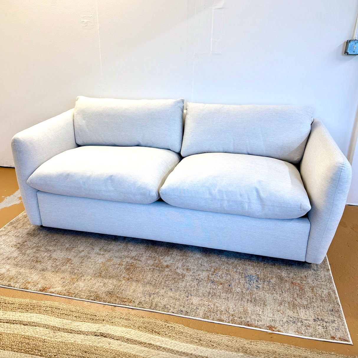 86" Sofa Bed (Silver Ivory) - Pull Up A Couch