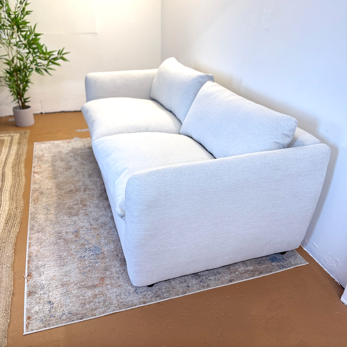 86" Sofa Bed (Silver Ivory) - Pull Up A Couch