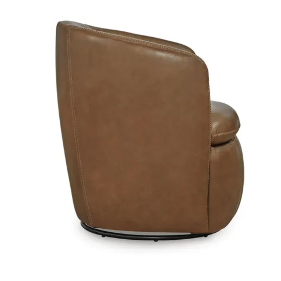 Preston Leather Swivel Chair - Pull Up A Couch