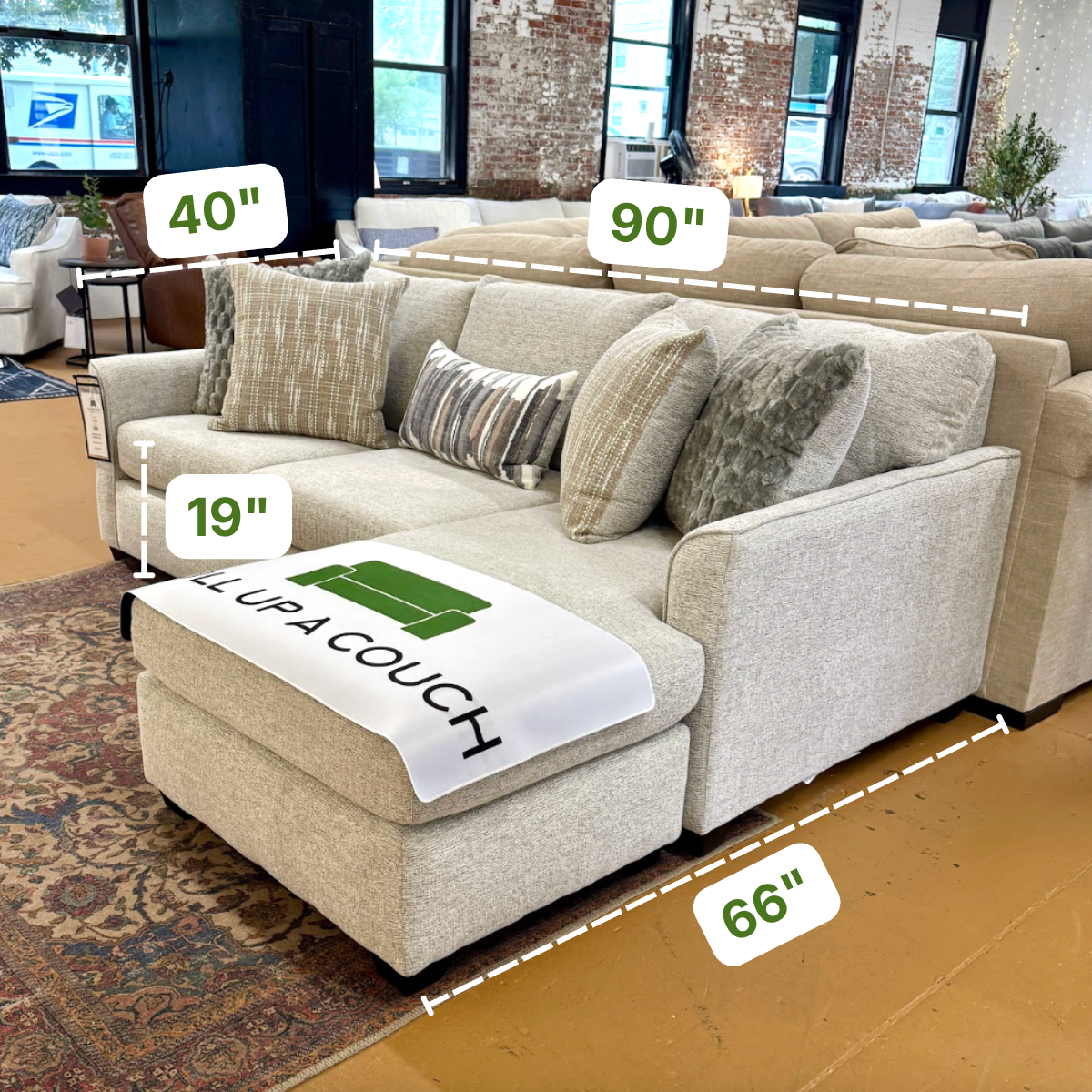 Mayfield Sectional w/ Reversible Chaise - Pull Up A Couch