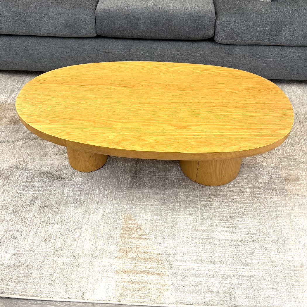 46" Solid Oak Coffee Table