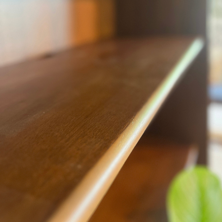 Walnut MCM Bookcase w/ Storage