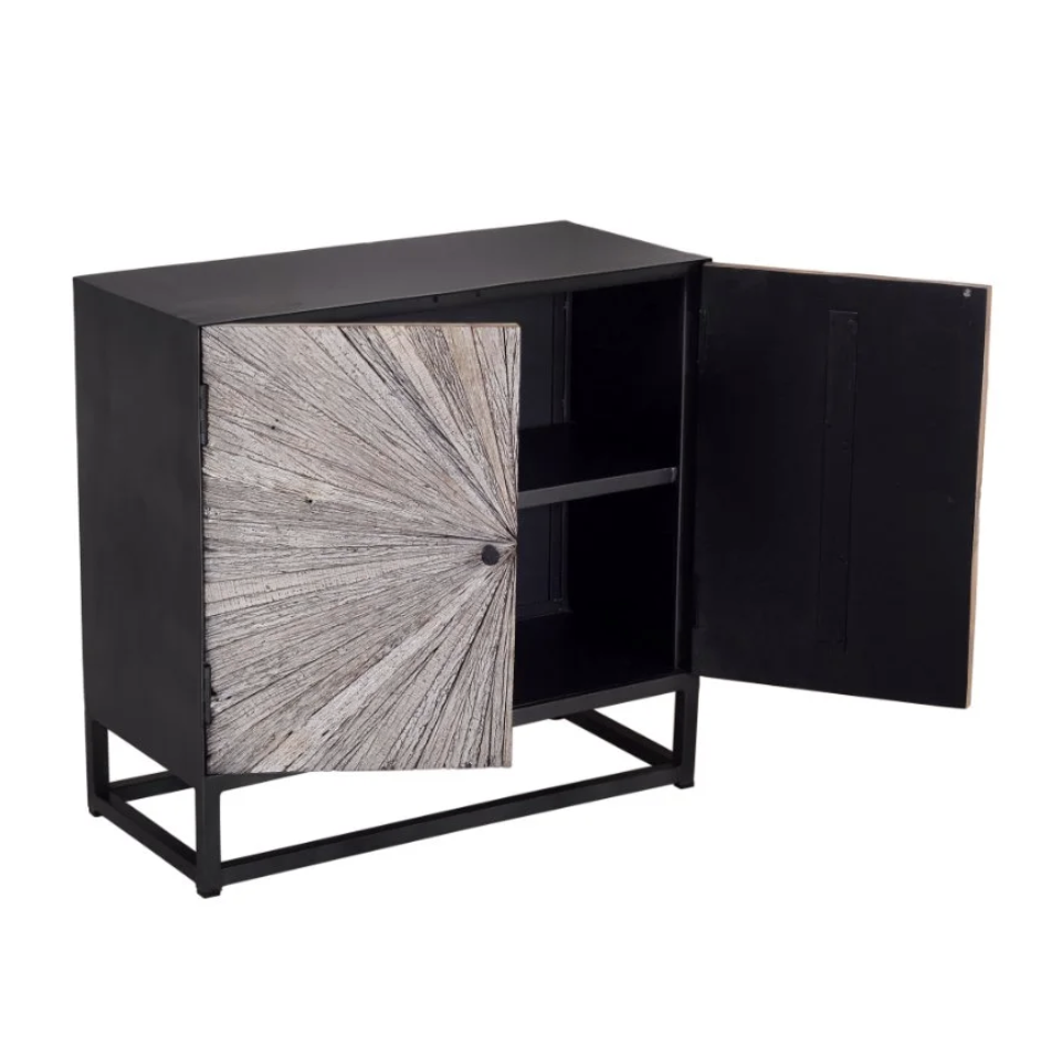 Pull Up A Couch Cedarville Accent Cabinet showing wooden finish, storage doors, and modern design for stylish home organization.