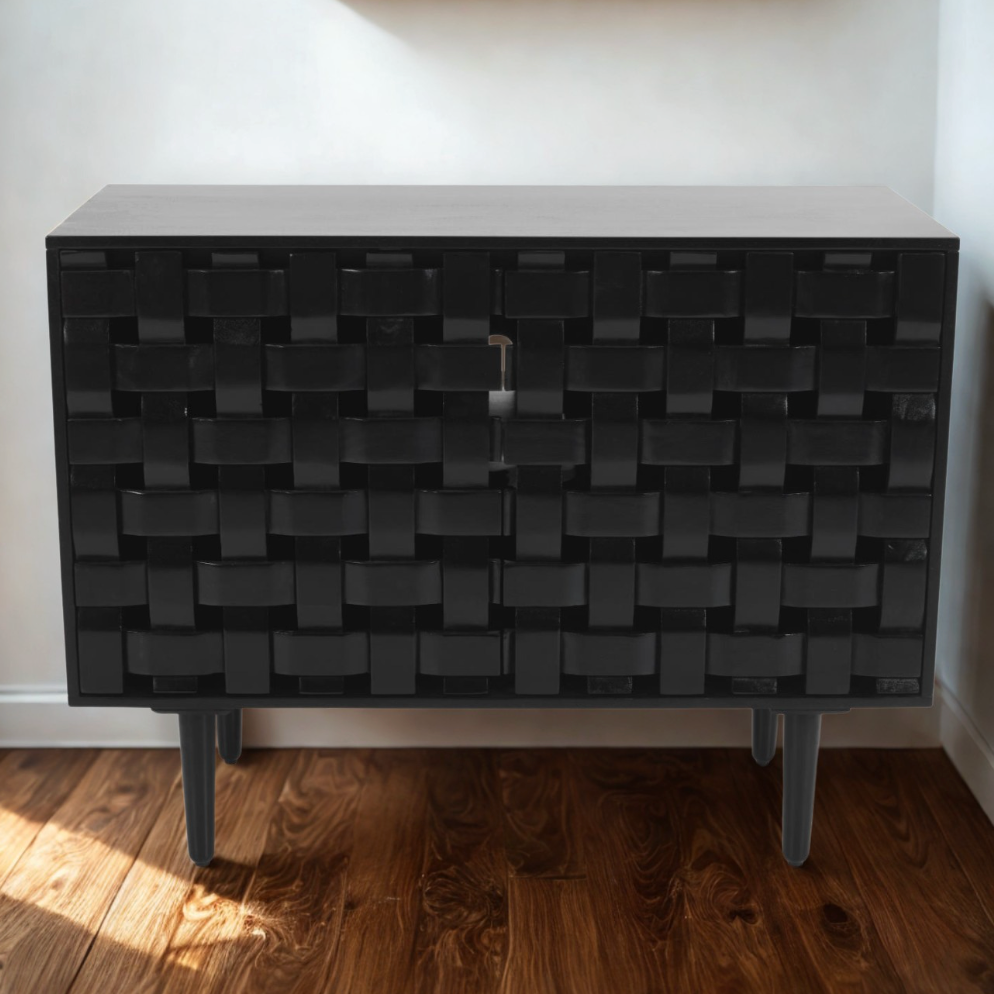 Pull Up A Couch Dayton accent cabinet with sleek design and storage compartments, perfect for modern home decor.