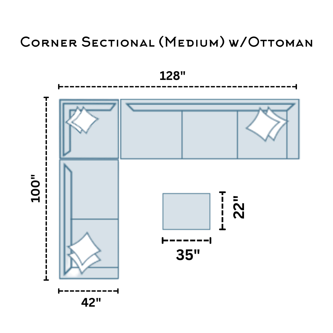 Fusion Belmont corner sectional sofa in medium size, featuring plush cushions and modern design, shown in a living room setting.