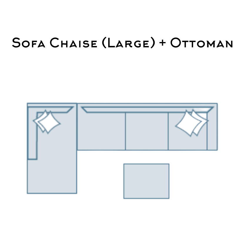Fusion Belmont sofa sectional with chaise, large size, featuring plush upholstery and modern design for spacious living rooms.