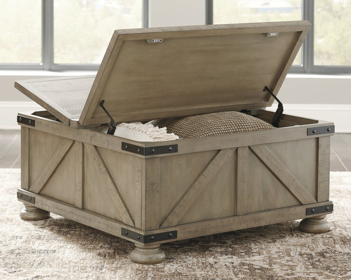 Aldwin Coffee Table With Storage - Pull Up A Couch