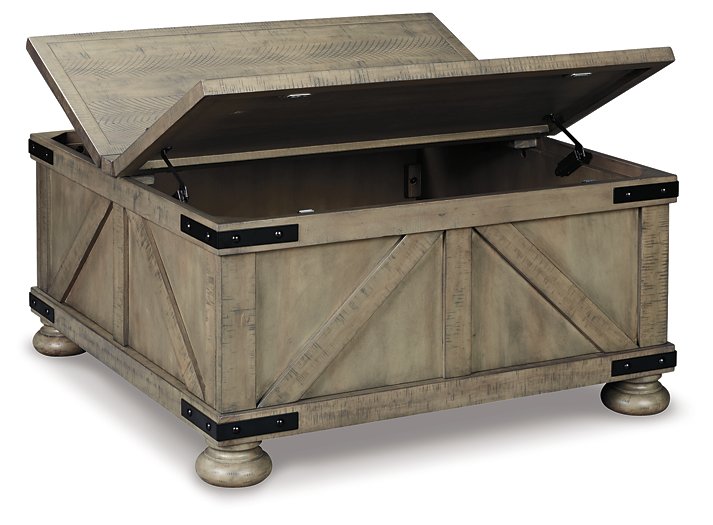 Aldwin Coffee Table With Storage - Pull Up A Couch