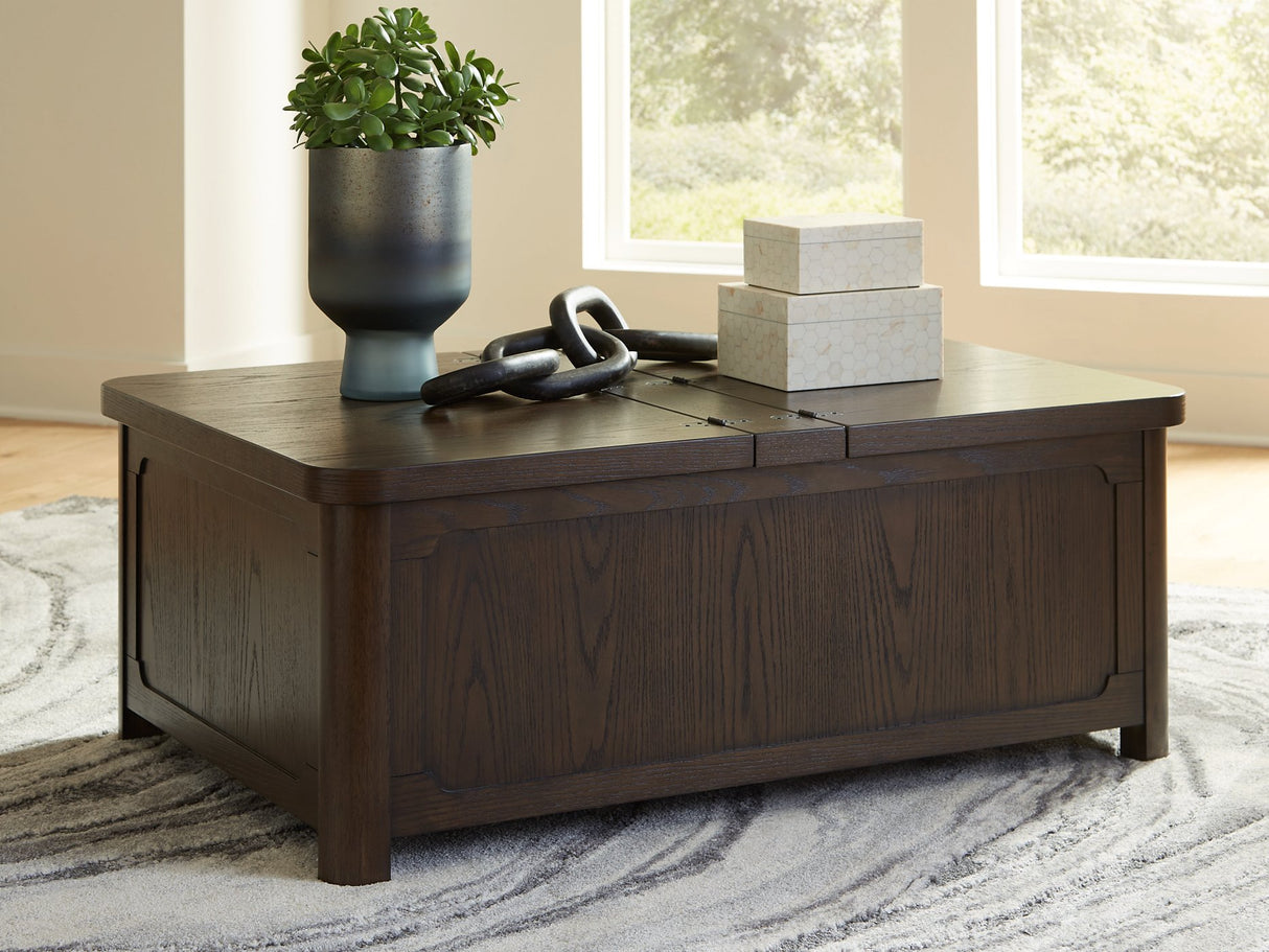 Breckington Coffee Table With Storage - Pull Up A Couch