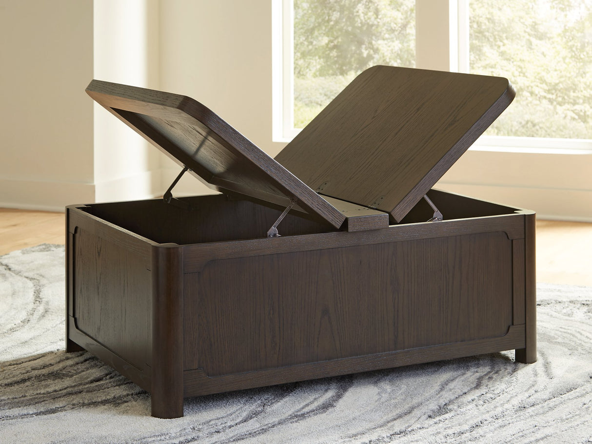 Breckington Coffee Table With Storage - Pull Up A Couch