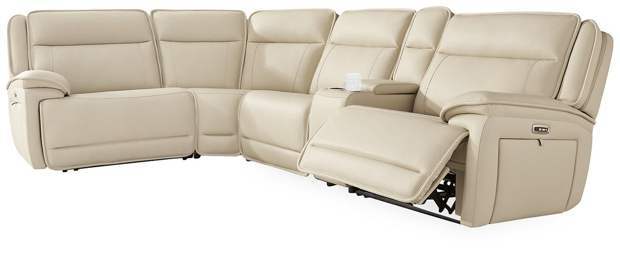 Double Deal Reclining Sectional with Console - Pull Up A Couch