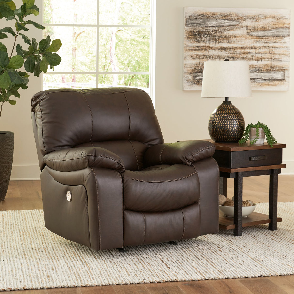 Leesworth Power Recliner - Pull Up A Couch