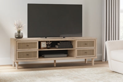 Cielden 72" TV Stand with Electric Fireplace - Pull Up A Couch