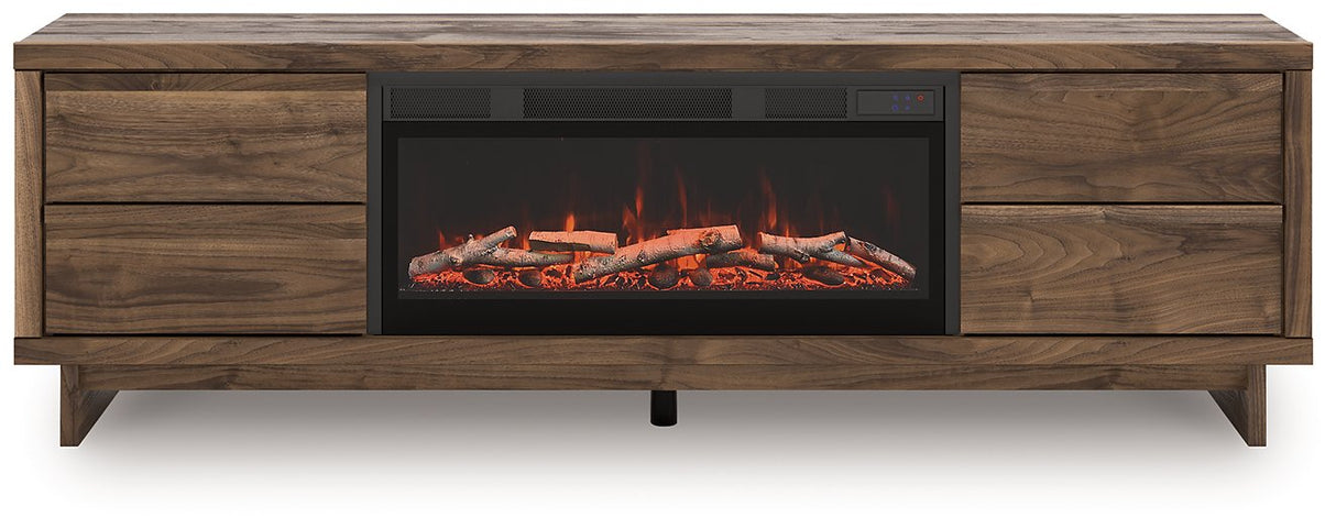 Zadilyn 72" TV Stand with Electric Fireplace - Pull Up A Couch