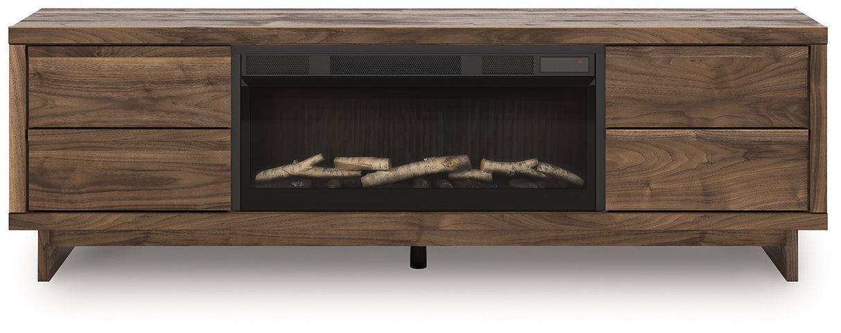 Zadilyn 72" TV Stand with Electric Fireplace - Pull Up A Couch