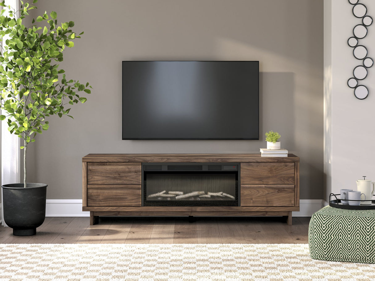 Zadilyn 72" TV Stand with Electric Fireplace - Pull Up A Couch