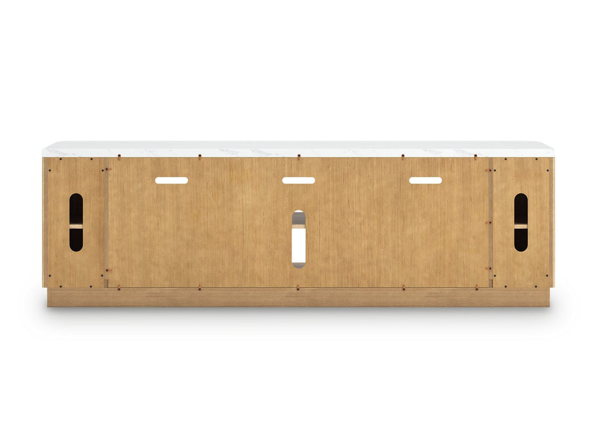 Camdill 80" TV Stand with Electric Fireplace