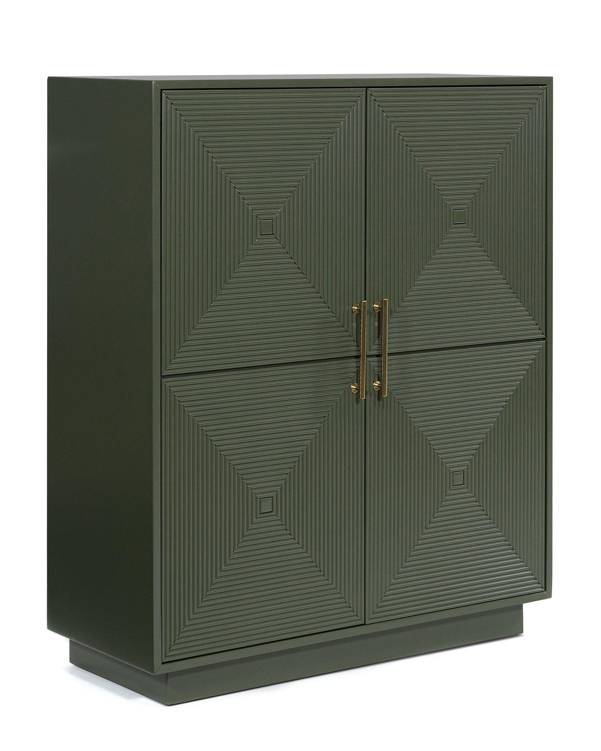 Ashley Furniture Geirwood accent cabinet with wood finish and modern design, featuring sleek doors and sturdy construction.