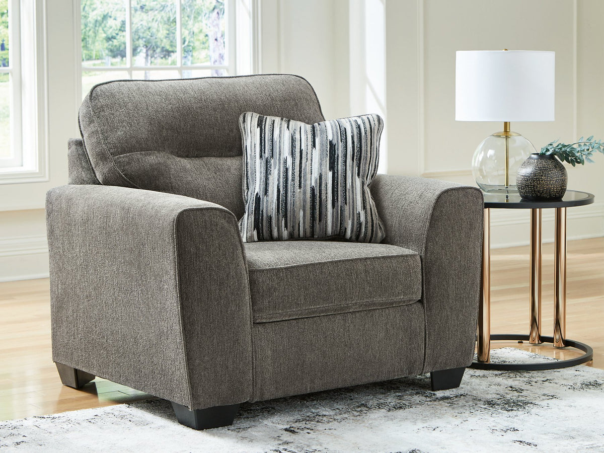Ashley Furniture Olten oversized chair with plush fabric and wide armrests, ideal for a cozy living room seating area.