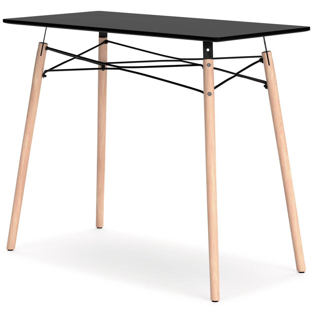 Modern Jaspeni home office desk by Ashley Furniture with a sleek wood finish and spacious work surface.