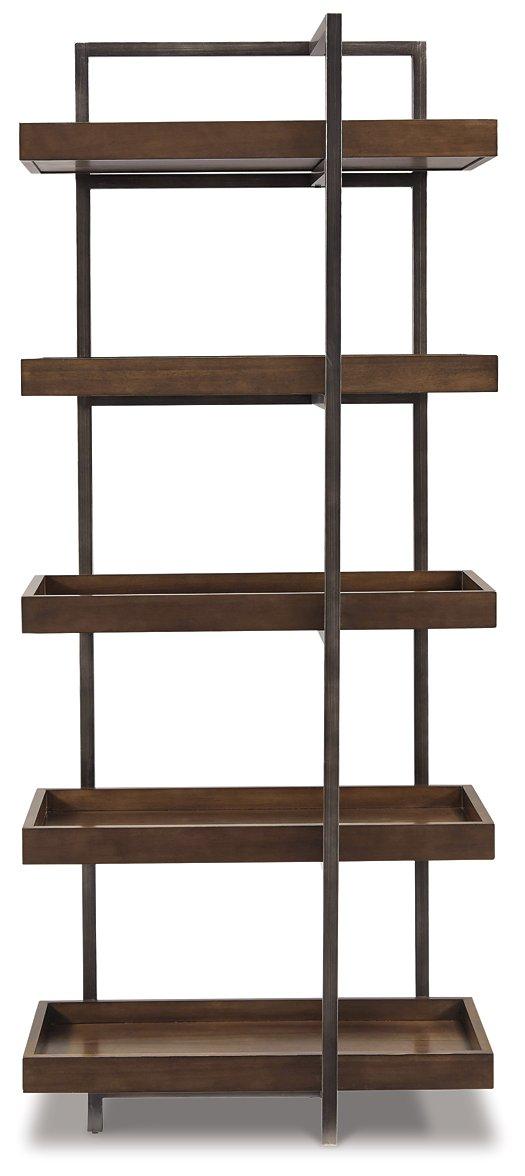 Ashley Furniture Starmore 3-piece entertainment center with TV stand and storage shelves in a modern design.