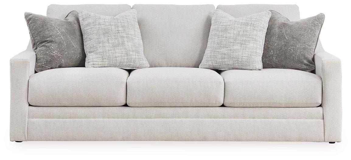 Ashley Furniture Maitelynn living room set upholstery package with sofa and chairs in a modern design, shown in neutral fabric.