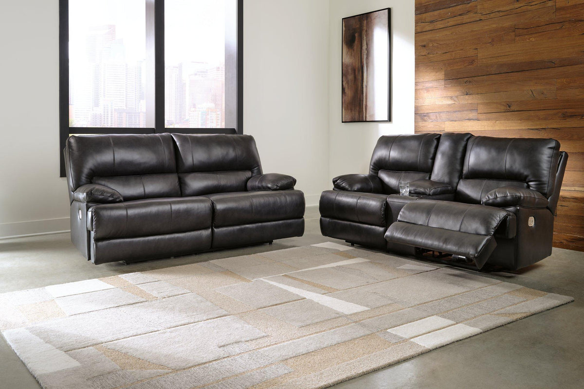 Ashley Furniture Mountainous Living Room Set featuring plush sofas and armchairs in a modern mountain-inspired design.