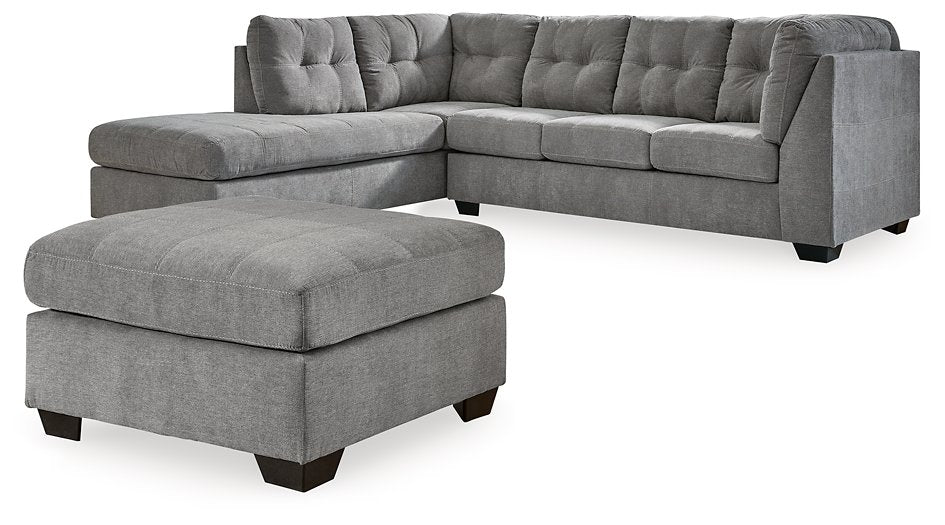 Ashley Furniture Marleton living room set includes a sofa and loveseat with plush upholstery and modern design.