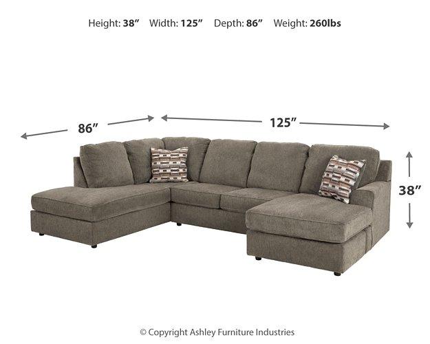 Ashley Furniture O'Phannon living room set with sofa and chairs, showcasing plush cushions and contemporary upholstery.