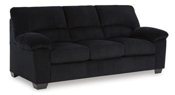 Ashley SimpleJoy living room set with sofa and armchair, featuring modern upholstery and wooden legs, perfect for contemporary decor.
