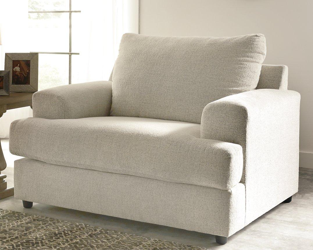 Ashley Furniture Soletren living room set with sofa and matching chairs in a modern, comfortable living room arrangement.