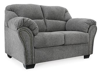 Ashley Furniture Allmaxx loveseat with plush upholstery and stylish design, perfect for modern living rooms.