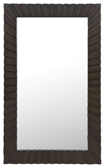 Ashley Furniture Advin Accent Mirror with a sleek, modern design, featuring a rectangular frame and mirrored surface.
