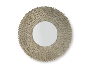 Ashley Furniture Wrightmund Accent Mirror showing a stylish rectangular mirror with a sleek frame suitable for home decor.