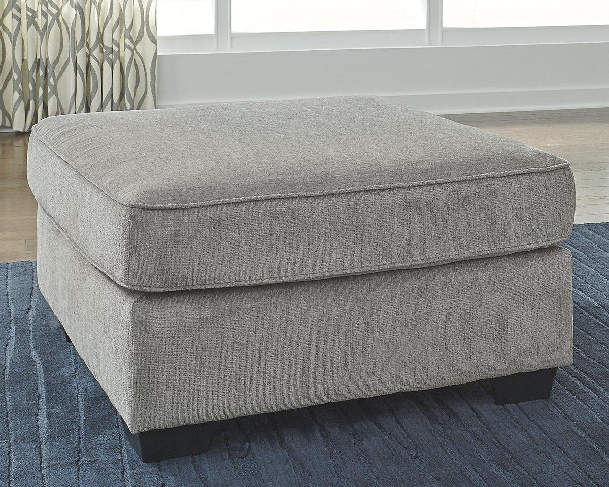 Ashley Furniture Altari oversized accent ottoman with plush fabric and modern design, perfect as a stylish footrest or accent piece.