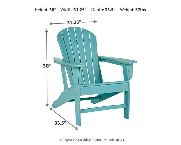 Ashley Furniture Sundown Treasure outdoor seating set with a table, featuring cushioned chairs and a stylish outdoor table.