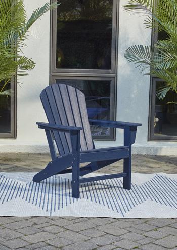 Outdoor table set from Ashley Furniture with a spacious table and comfortable chairs, ideal for outdoor gatherings.